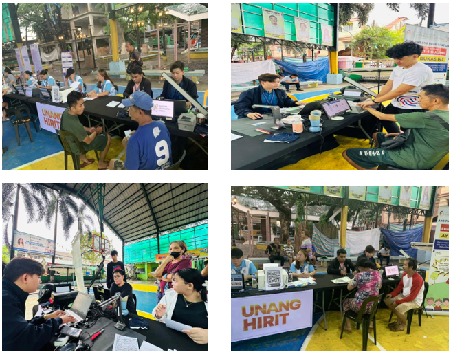 National ID Personnel during Step 2 Registration and Issuance of National ID in Paper form