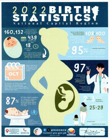 2022 Birth Statistics - National Capital Region