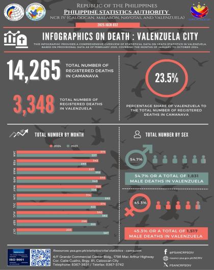 Trivia on Death Statistics - Valenzuela City