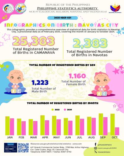 Infographics on Birth - Navotas City