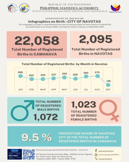 Infographics on Birth - Navotas City