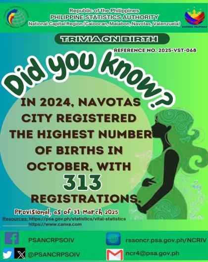 Birth Trivia on Statistics - Navotas City