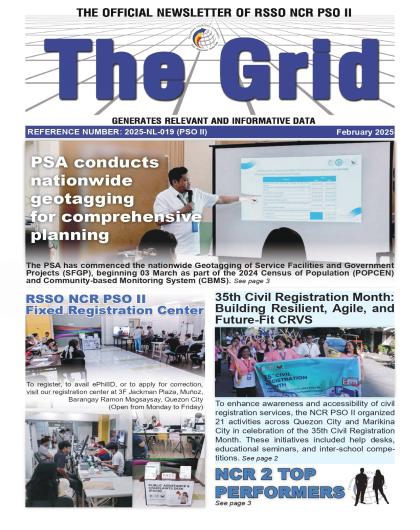 PSA NCR PSO II Newsletter, February 2025