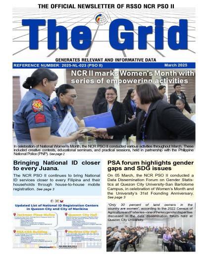 PSA NCR PSO II Newsletter, March 2025